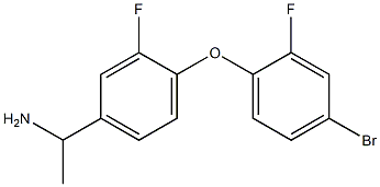 1-[4-(4-bromo-2-fluorophenoxy)-3-fluorophenyl]ethan-1-amine