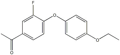 1-[4-(4-ethoxyphenoxy)-3-fluorophenyl]ethan-1-one