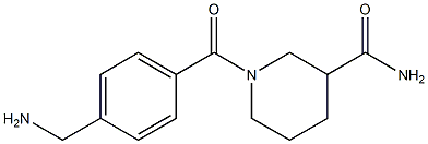 1-[4-(aminomethyl)benzoyl]piperidine-3-carboxamide