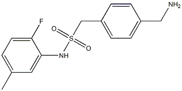 1-[4-(aminomethyl)phenyl]-N-(2-fluoro-5-methylphenyl)methanesulfonamide