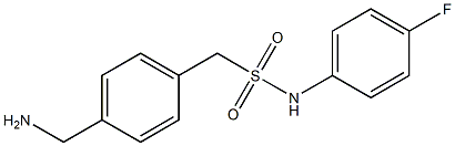 1-[4-(aminomethyl)phenyl]-N-(4-fluorophenyl)methanesulfonamide