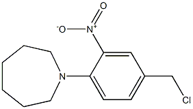 1-[4-(chloromethyl)-2-nitrophenyl]azepane