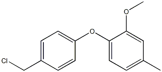1-[4-(chloromethyl)phenoxy]-2-methoxy-4-methylbenzene
