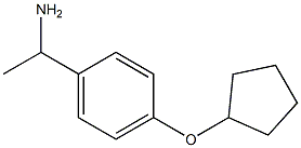 1-[4-(cyclopentyloxy)phenyl]ethanamine