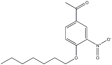 1-[4-(heptyloxy)-3-nitrophenyl]ethan-1-one,,结构式