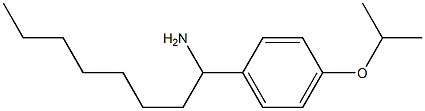 1-[4-(propan-2-yloxy)phenyl]octan-1-amine 化学構造式