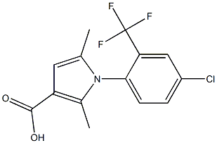 1-[4-chloro-2-(trifluoromethyl)phenyl]-2,5-dimethyl-1H-pyrrole-3-carboxylic acid