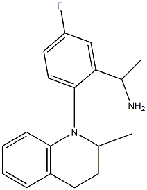 1-[5-fluoro-2-(2-methyl-1,2,3,4-tetrahydroquinolin-1-yl)phenyl]ethan-1-amine