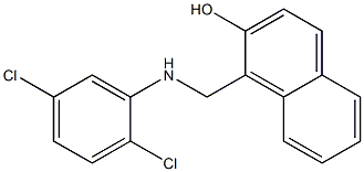 1-{[(2,5-dichlorophenyl)amino]methyl}naphthalen-2-ol