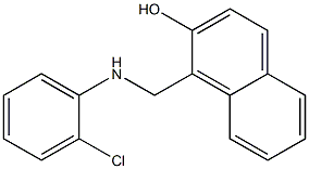 1-{[(2-chlorophenyl)amino]methyl}naphthalen-2-ol