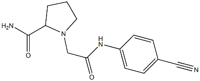 1-{[(4-cyanophenyl)carbamoyl]methyl}pyrrolidine-2-carboxamide|