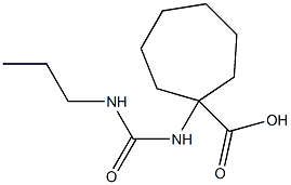 1-{[(propylamino)carbonyl]amino}cycloheptanecarboxylic acid|