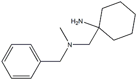 1-{[benzyl(methyl)amino]methyl}cyclohexan-1-amine,,结构式