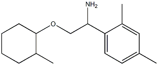 1-{1-amino-2-[(2-methylcyclohexyl)oxy]ethyl}-2,4-dimethylbenzene|