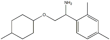 1-{1-amino-2-[(4-methylcyclohexyl)oxy]ethyl}-2,4-dimethylbenzene