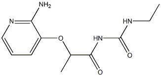 1-{2-[(2-aminopyridin-3-yl)oxy]propanoyl}-3-ethylurea Structure