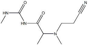 1-{2-[(2-cyanoethyl)(methyl)amino]propanoyl}-3-methylurea|