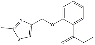 1-{2-[(2-methyl-1,3-thiazol-4-yl)methoxy]phenyl}propan-1-one