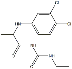 1-{2-[(3,4-dichlorophenyl)amino]propanoyl}-3-ethylurea