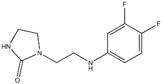  1-{2-[(3,4-difluorophenyl)amino]ethyl}imidazolidin-2-one