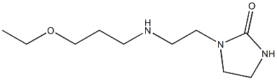 1-{2-[(3-ethoxypropyl)amino]ethyl}imidazolidin-2-one 结构式