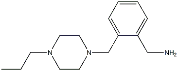  1-{2-[(4-propylpiperazin-1-yl)methyl]phenyl}methanamine