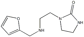 1-{2-[(furan-2-ylmethyl)amino]ethyl}imidazolidin-2-one Structure