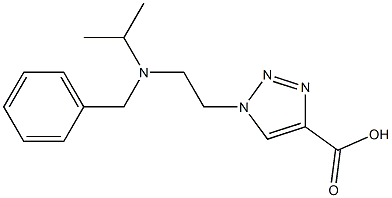 1-{2-[benzyl(propan-2-yl)amino]ethyl}-1H-1,2,3-triazole-4-carboxylic acid