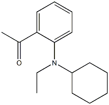 1-{2-[cyclohexyl(ethyl)amino]phenyl}ethan-1-one Structure