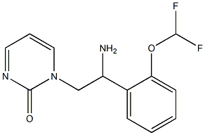 1-{2-amino-2-[2-(difluoromethoxy)phenyl]ethyl}pyrimidin-2(1H)-one