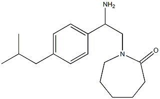 1-{2-amino-2-[4-(2-methylpropyl)phenyl]ethyl}azepan-2-one