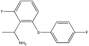  1-{2-fluoro-6-[(4-fluorophenyl)sulfanyl]phenyl}ethan-1-amine