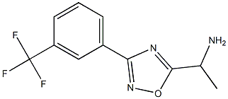 1-{3-[3-(trifluoromethyl)phenyl]-1,2,4-oxadiazol-5-yl}ethan-1-amine