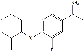  1-{3-fluoro-4-[(2-methylcyclohexyl)oxy]phenyl}ethan-1-amine