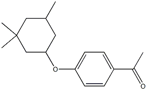 1-{4-[(3,3,5-trimethylcyclohexyl)oxy]phenyl}ethan-1-one 结构式