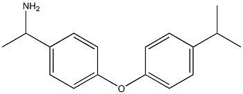 1-{4-[4-(propan-2-yl)phenoxy]phenyl}ethan-1-amine|