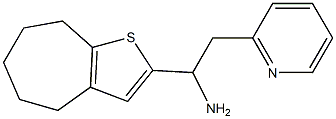  1-{4H,5H,6H,7H,8H-cyclohepta[b]thiophen-2-yl}-2-(pyridin-2-yl)ethan-1-amine