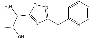  1-amino-1-[3-(pyridin-2-ylmethyl)-1,2,4-oxadiazol-5-yl]propan-2-ol