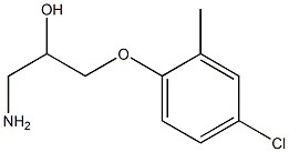 1-amino-3-(4-chloro-2-methylphenoxy)propan-2-ol Structure