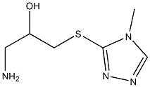 1-amino-3-[(4-methyl-4H-1,2,4-triazol-3-yl)sulfanyl]propan-2-ol
