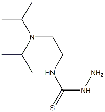 1-amino-3-{2-[bis(propan-2-yl)amino]ethyl}thiourea Structure