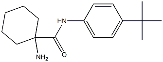 1-amino-N-(4-tert-butylphenyl)cyclohexane-1-carboxamide 化学構造式