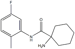 1-amino-N-(5-fluoro-2-methylphenyl)cyclohexanecarboxamide Structure