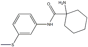 1-amino-N-[3-(methylthio)phenyl]cyclohexanecarboxamide