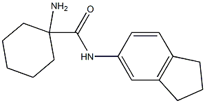 1-amino-N-2,3-dihydro-1H-inden-5-ylcyclohexanecarboxamide|
