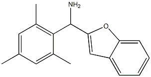 1-benzofuran-2-yl(2,4,6-trimethylphenyl)methanamine 结构式