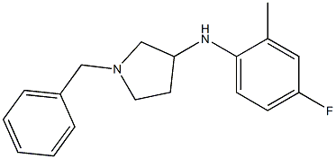 1-benzyl-N-(4-fluoro-2-methylphenyl)pyrrolidin-3-amine