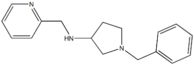 1-benzyl-N-(pyridin-2-ylmethyl)pyrrolidin-3-amine|