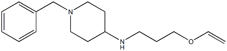 1-benzyl-N-[3-(ethenyloxy)propyl]piperidin-4-amine Struktur