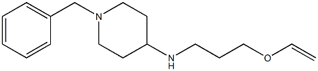 1-benzyl-N-[3-(ethenyloxy)propyl]piperidin-4-amine 结构式